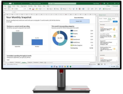 Монитор LENOVO ThinkVision P27q-30 27inch 2560x1440 IPS 16:9 350cd-m2 HDMI DP USB Hub Topseller