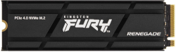 Хард диск / SSD Kingston FURY Renegade, 1 TB, 7300 MB/s, PCI Express 4.0 x4, 3D NAND Flash