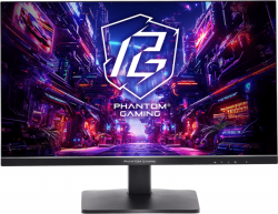 Монитор Геймърски ASRock PG27QFT1B, 27" QHD 2560x1440, IPS, 180Hz, 1ms, 2х HDMI, 1x DP, 2х 2W, Черен