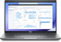 Лаптоп Dell Precision 3490, Intel Core Ultra 7 155H vPro, 16 GB, 1TB SSD, 4GB GDDR6 NVIDIA RTX