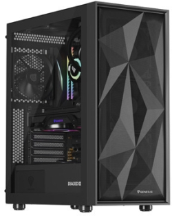 Кутия Genesis PC Case DIAXID 605F Mini Tower Window, Black