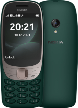 Смартфон NOKIA 6310, 2.8'' 240x320, 8 MB, 16 MB, 0.3 MP, FM радио, micro USB, 1450 mAh, Зелен