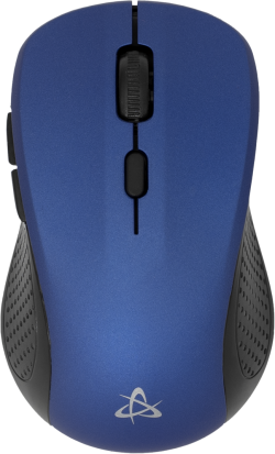 Мишка, безжична, Wireless, 800-1600 DPI, Син
