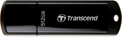 Transcend JetFlash 700, 512GB, USB3.1, Flash Drives, Черен