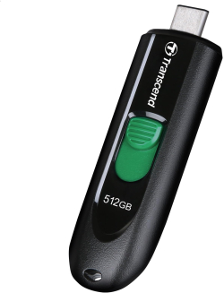 Transcend JetFlash 790C, USB Type-C, 5Gbps, 63.6 x 21.2 x 10.6 mm, Черен