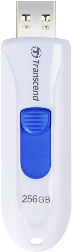 Transcend JetFlash 790, 256GB, USB 3.1, 63.6 x 21.2 x 10.6, Бял,
