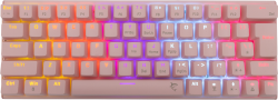 Геймърска клавиатура GK-002421 WAKIZASHI, сини клавиши, розовa
