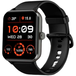 Смарт часовник Blackview R50, 1,85-инчов TFT HD, 350mAh батерия, 24-часово откриване на SpO2, Черен