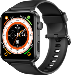 Смарт часовник Blackview R30 Pro Fitness Smartwatch, 1.83-inch HD, 220mAh Battery, 24-hour, Черен