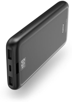 Външна батерия HAMA Външна батерия Power pack "Performance 10", 10000 mAh - USB-C, 2x USB-A