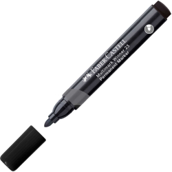 Канцеларски продукт Faber-Castell Перманентен маркер 23, объл, черен