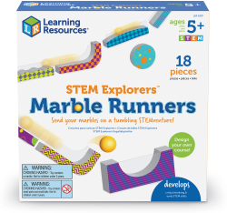 Learning Resources Писти с топчета, за стена, 18 части
