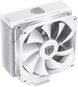 Охладител за процесор Kolink Umbra EX180, Intel, AMD, 1x 120mm, 180W, 800 - 1,800rpm, 28.6dBA, Бял