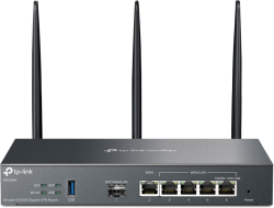 Безжичен рутер Omada гигабитен VPN рутер TP-Link ER706W AX3000