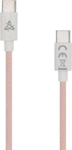 SBOX TYPEC-1-P, Кабел USB TYPE C M, USB TYPE C M, 60W, 1м, Розов