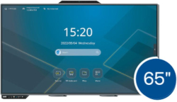 Интерактивен дисплей AUO UX, 65", UHD 4K, 4К 13 Mpx камера, 10 мик, IFPD