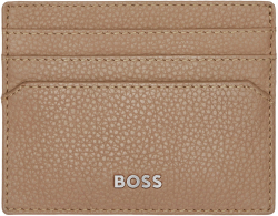 Продукт Hugo Boss Калъф за карти Classic Grained, с 6 отделения, карамел