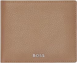 Продукт Hugo Boss Портфейл Classic Grained, с отделение за монети, карамел