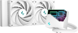 Водно охлаждане Deepcool LT520 WH, 3 Pin, 4 Pin PWM, 12 V, 3100 RPM, 19 dBA, 85.85 CFM, Бял