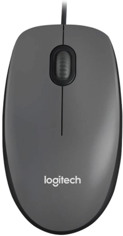 МИШКА LOGITECH M100 - Жична - Anthrazit - PN 910-006652