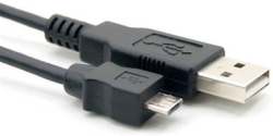 Кабел/адаптер Кабел ACT SB0005, USB-A мъжко - micro USB-B женско, 5.0 м, Черен