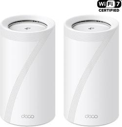 Безжични WiFi Mesh системa Безжична Wi-fi 7 Mesh система TP-Link Deco BE85(2-pack) BE19000