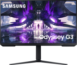 Монитор Samsung Odyssey G32A, 32" FULL HD, 250 cd/m2, 1ms, 1xDP 1xHDMI, Черен