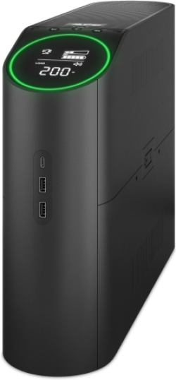 Непрекъсваемо захранване (UPS) APC Back-UPS Pro 2200VA for Gaming, 230V, Pure Sinewave, LCD, Black, Schuko