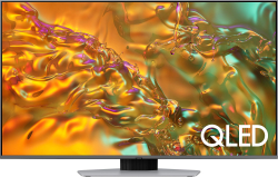 Телевизор Samsung Q80D, 50" 3840 x 2160, 50Hz, QLED, USB 2.0, 802.11ac, BT 4.2, 4x HDMI, Сребрист