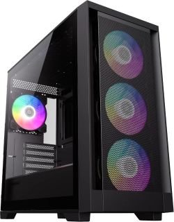 Gamemax кутия Case mATX - DEFENDER MB - Addressable RGB