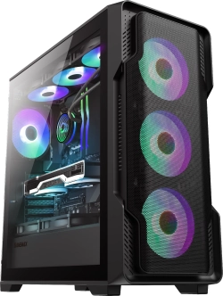 Gamemax кутия Case EATX - SIEGE Black - Addressable RGB