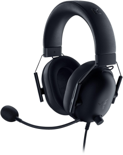 Слушалки Геймърски Razer BlackShark V2 X за PlayStation, Микрофон, Шумопотискащи, говорители, Черни