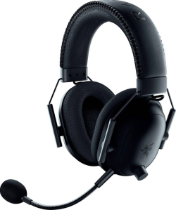 Слушалки Razer BlackShark V2 Pro for PlayStation,Over-Ear, BT 5.2, USB Type-C, 50мм, 32Ω, 100dB, Черен