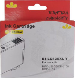 Касета с мастило ГЛАВА ЗА BROTHER DCP-J100/J105/MFC-J200 - Yellow - LC525XLY