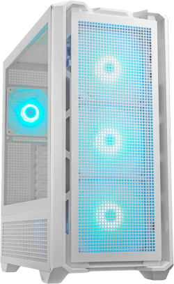 Кутия COUGAR Case MX600 RGB White, Full Tower, Mini ITX-Micro ATX - ATX - CEB - E-ATX