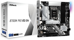 Дънна платка ASRock B760M Pro RS/D4, LGA1700, 4х DDR4, 2500 Mb/s, HDMI, USB Type-C, RGB LED
