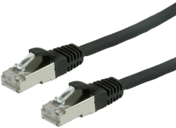 Медна пач корда Patch cable S-FTP Cat.6 1m, Black, 21.99.1235