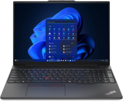 Лаптоп Lenovo ThinkPad E16 G2 AMD Ryzen 7 7735HS, 32GB, 1TB SSD, 16" WUXGA, Черен