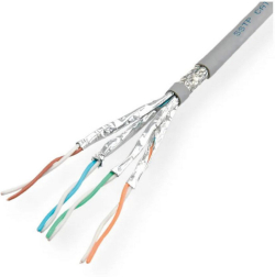 ROLINE 21.15.0003 :: S-FTP PiMF мрежов кабел Cat. 7 (Class F), Solid Wire, 300.0 м