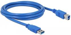 Кабел Delock USB-A - USB-B, 2m