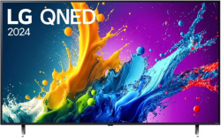 Телевизор LG 86QNED80T3A, 86" 4K HDR Smart QNED TV, 3840x2160, DVB-T2/C/S2, AI Alpha 5 Gen7