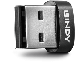 Кабел/адаптер LINDY LNY-41884 :: Адаптер USB 2.0 Type-A-М- към Type-C-F-, Low Profile