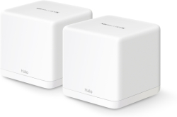 Безжични WiFi Mesh системa Безжична Wi-Fi 6 Mesh система Mercusys Halo H60X(2-pack) AX1500