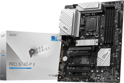 Дънна платка MSI PRO B760-P II, ATX, LGA 1700, 4х DDR4, 2500 Mb/s, HDMI, DisplayPort, 2.5 Gbps