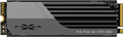 Хард диск / SSD Silicon Power XS70, 4TB, M.2 2280, PCI Express 4.0 x4, 7300 MB/s, Сив