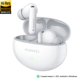 Слушалки Huawei FreeBuds 6i, бели