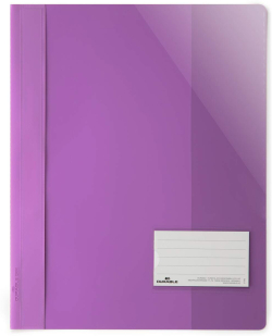 Durable Папка, A4+, PP, с джоб за визитка, светлолилава