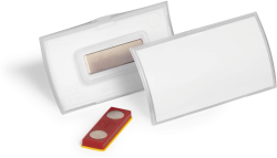 Durable Бадж Click Fold, с магнит, хоризонтален, 40 х 75 mm, 10 броя