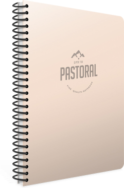 Gipta Тетрадка Pastoral, А4, бяла хартия, широки редове, PP корица, 40 листа
