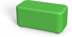 Продукт RFG Табуретка Line, 120 х 60 х 43H, екокожа, зелена